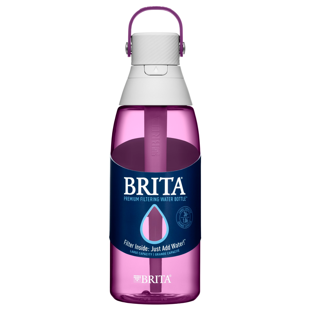 slide 1 of 29, Brita Water Bottle, Premium Filtering, 36 Ounces, 36 oz