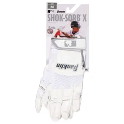 Franklin Shok-Sorb X Adult Chrome Gloves Medium 1 ea
