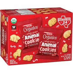 H-E-B Organics Whole Grain Animal Cookies