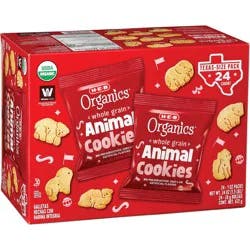 H-E-B Organics Whole Grain Animal Cookies