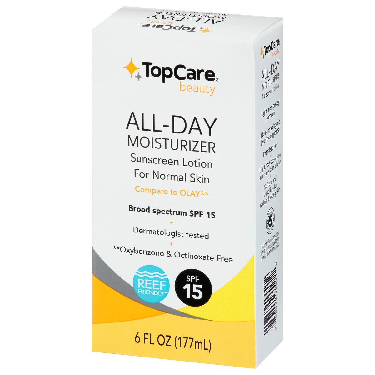 slide 3 of 17, TopCare Beauty Broad Spectrum SPF 15 All-Day Moisturizer Sunscreen Lotion 6 fl oz, 6 fl oz