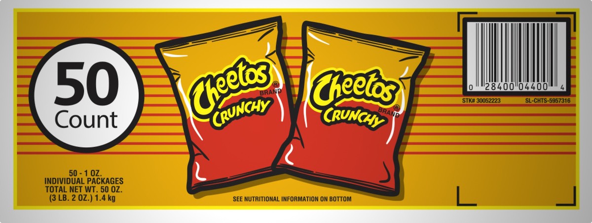 slide 6 of 7, Cheetos Snacks, Regular, 50 oz