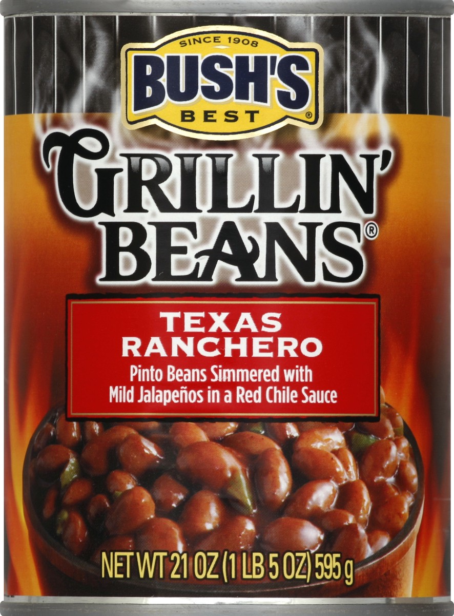 slide 5 of 6, Bush's Best Texas Ranchero Grillin Beans, 21 oz