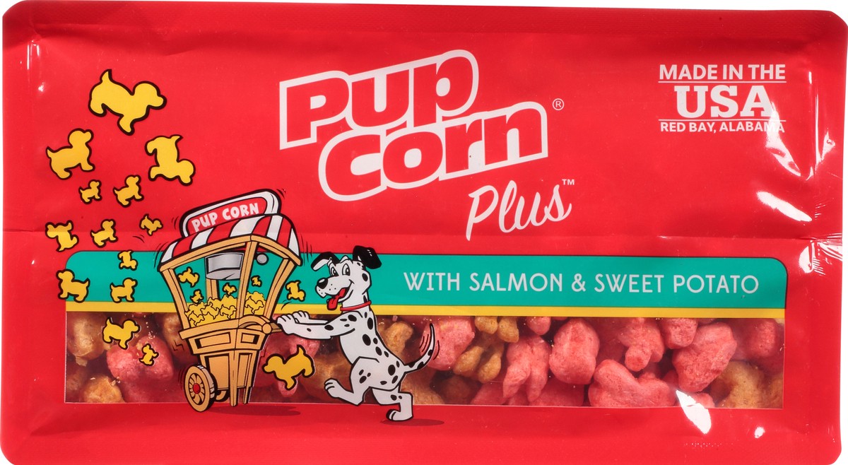 slide 7 of 12, PupCorn Plus Salmon & Sweet Potato Treats for Dogs 27 oz, 27 oz