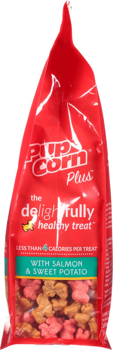 slide 9 of 12, PupCorn Plus Salmon & Sweet Potato Treats for Dogs 27 oz, 27 oz
