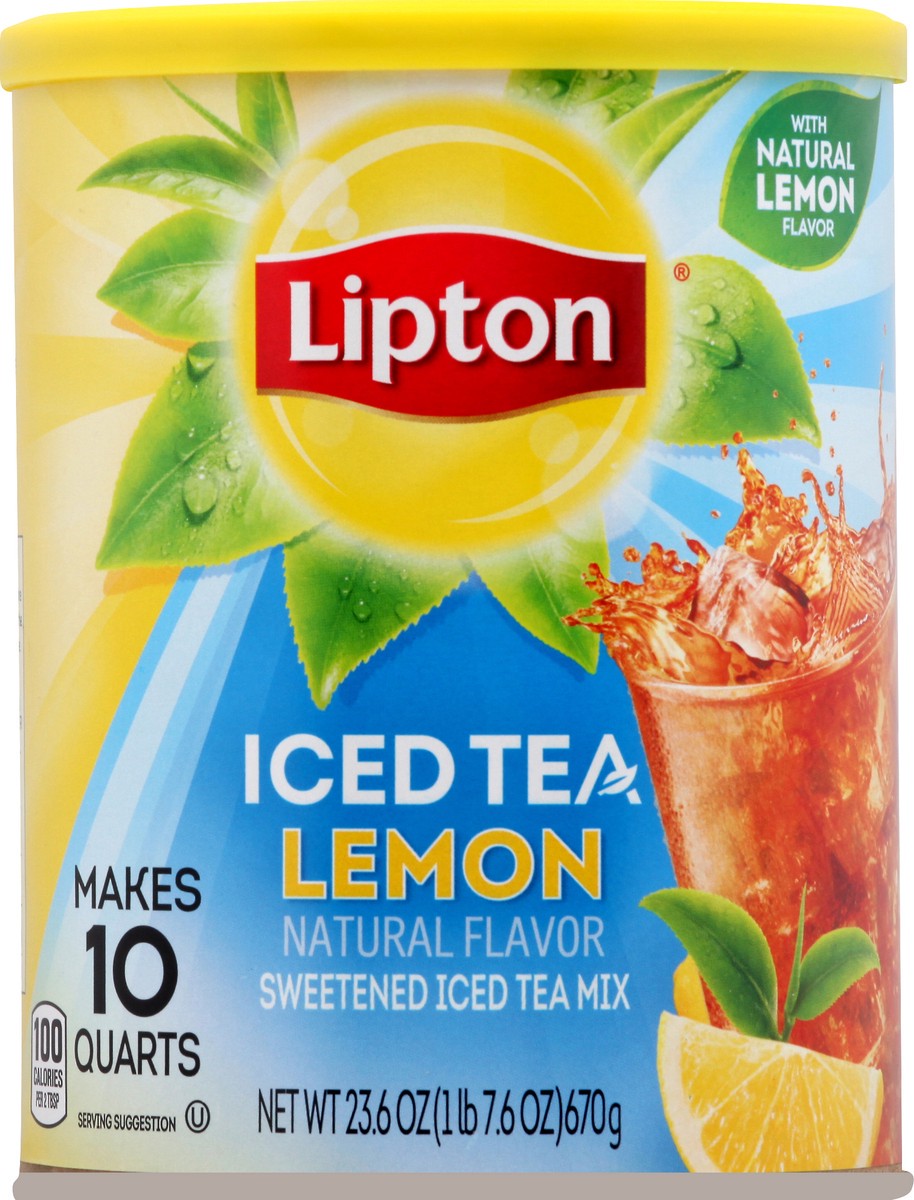 slide 4 of 11, Lipton Lemon Iced Tea 23.6 oz, 23.6 oz