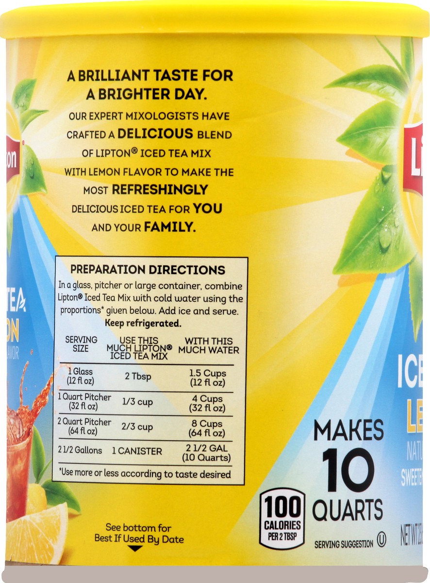 slide 9 of 11, Lipton Lemon Iced Tea 23.6 oz, 23.6 oz