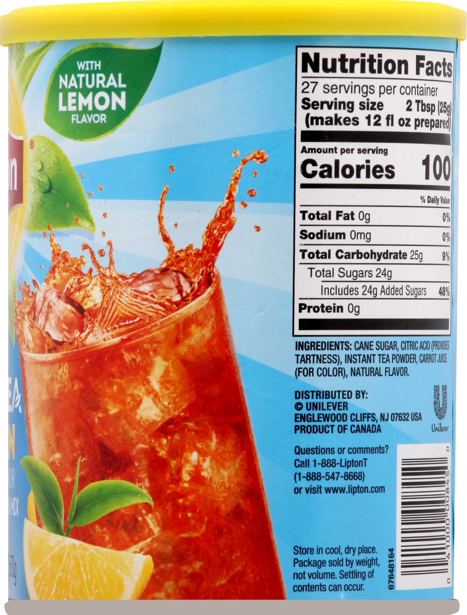 slide 6 of 11, Lipton Lemon Iced Tea 23.6 oz, 23.6 oz