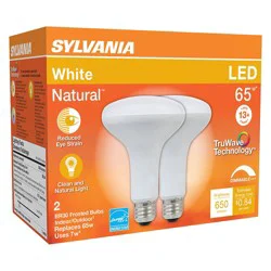 Sylvania TruWave LED 65 Watt BR30 Frosted Natural White Light Bulbs