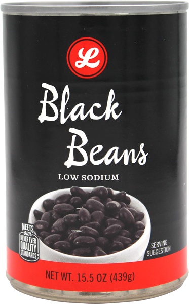 slide 1 of 1, Lucky's Market Black Beans, 15.5 oz