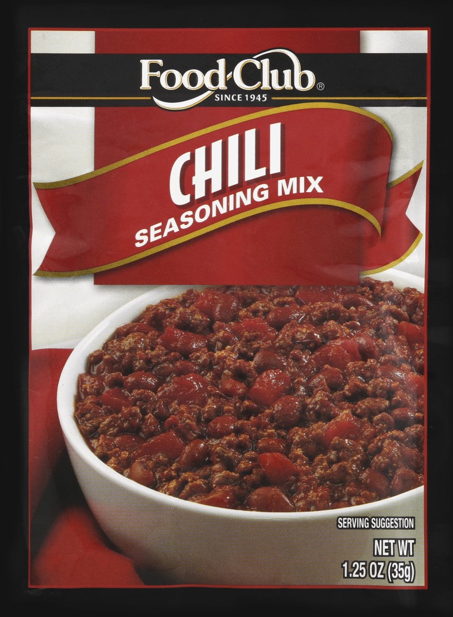 slide 5 of 6, Food Club Chili Seasoning Mix, 1.25 oz