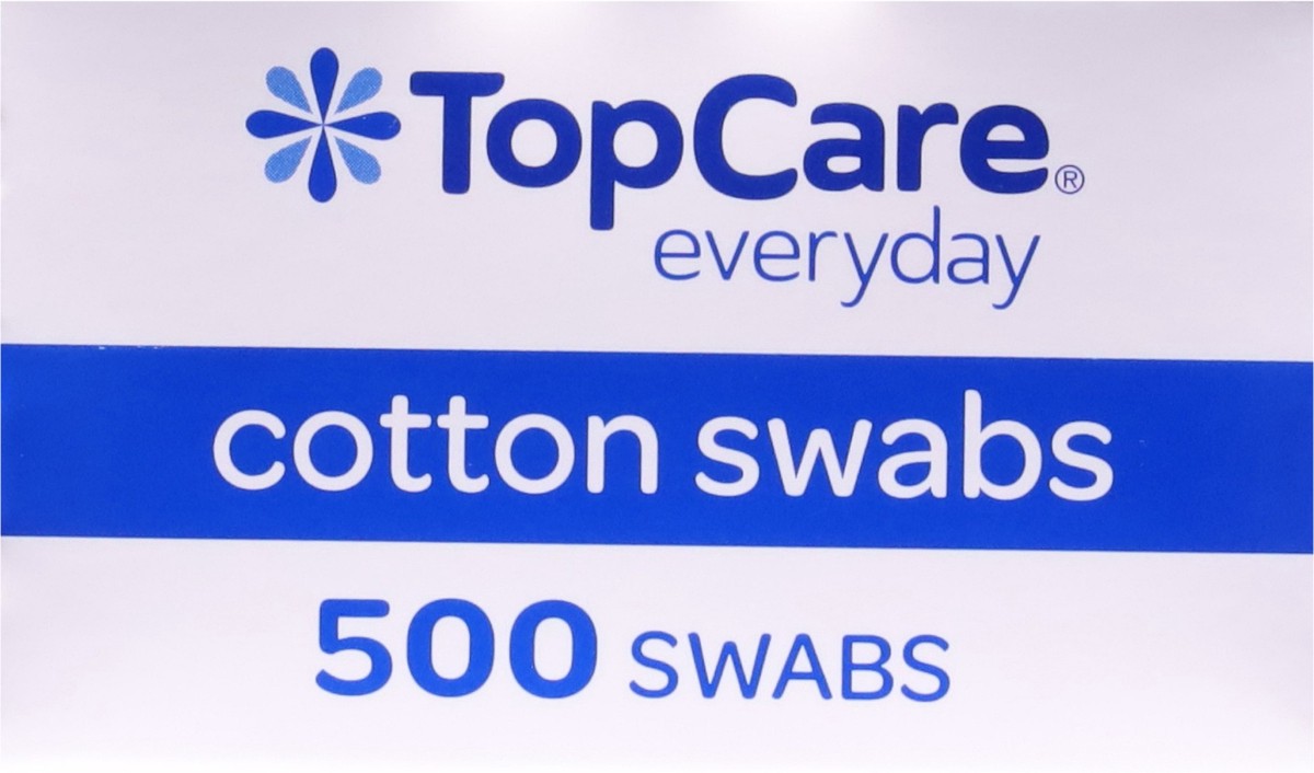 slide 10 of 13, TopCare Everyday Paper Sticks Double-Tipped Cotton Swabs 500 ea, 500 ct