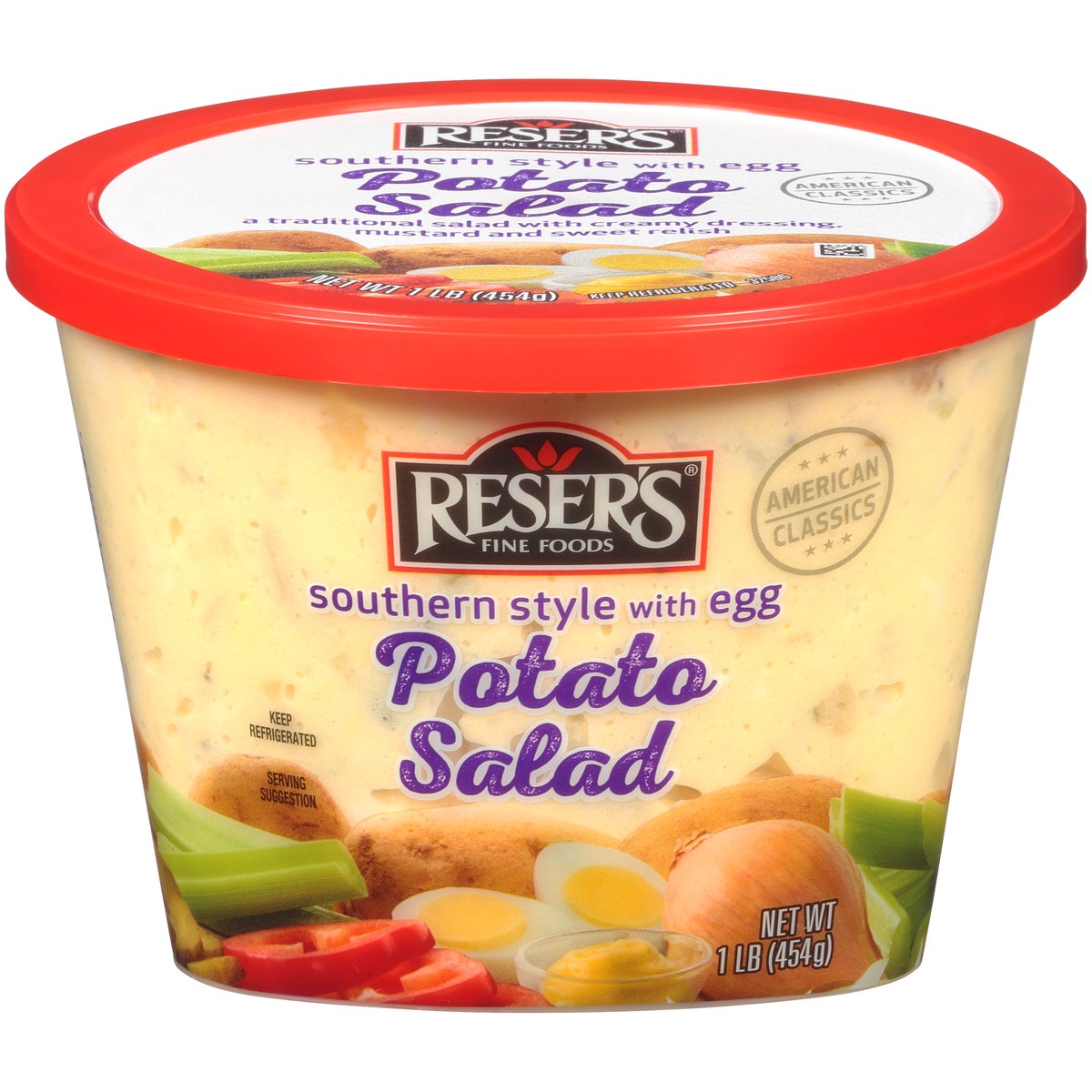 slide 1 of 6, Reser's American Classics Southern Style Potato Salad with Egg, 16 oz., 16 oz