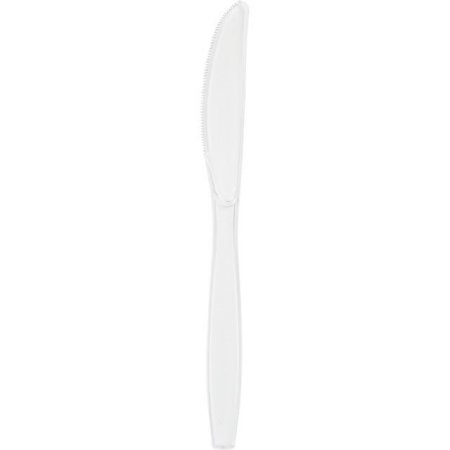 slide 1 of 1, Touch Of Color Clear Plastic Knives, 50 ct