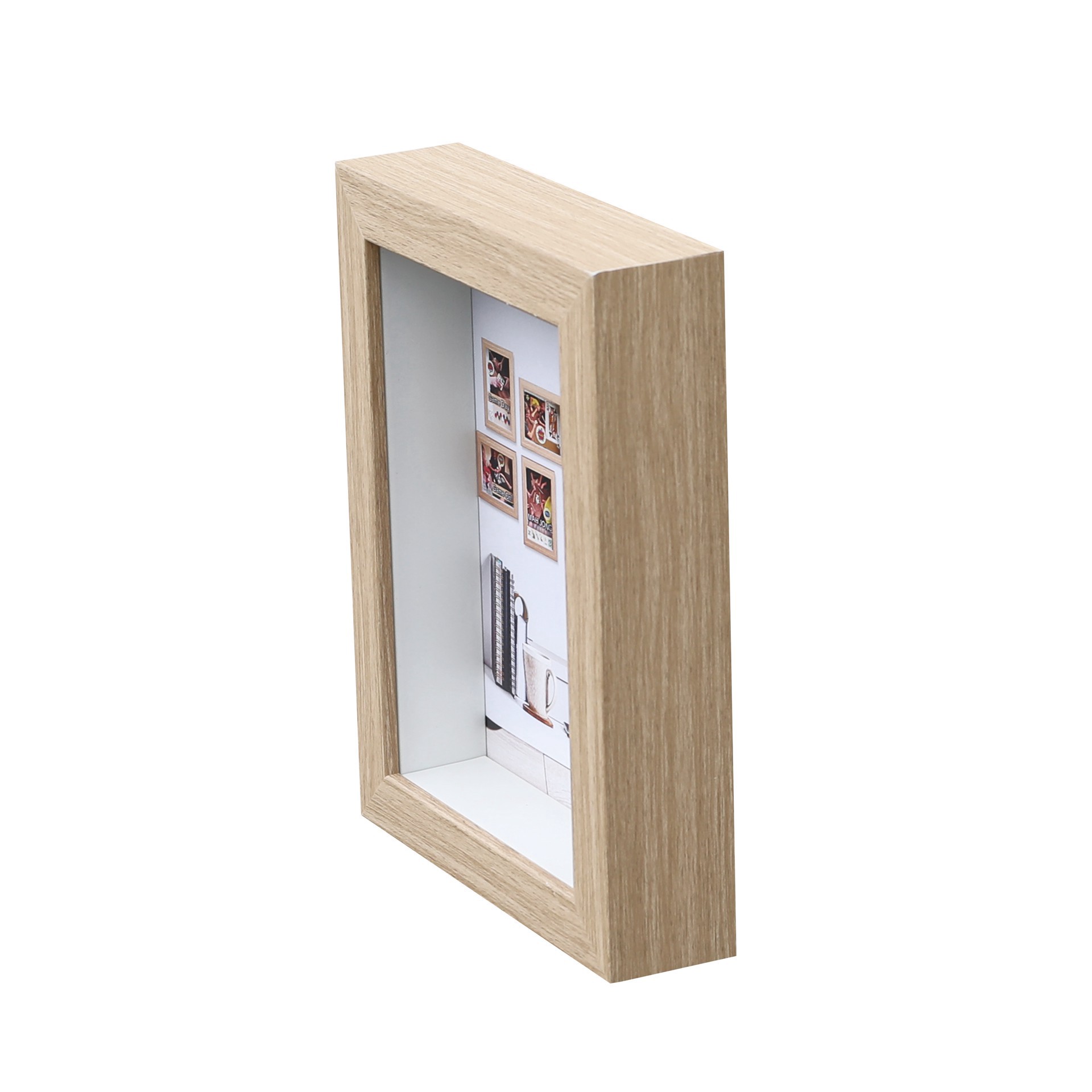 slide 3 of 4, 4 Pack 5" X 7" Natural Display Frame By Studio Decor, 5 in x 7 in