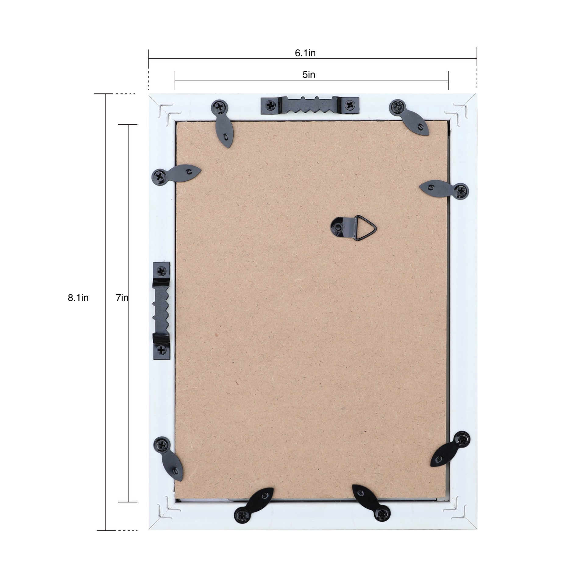 slide 4 of 4, 4 Pack 5" X 7" Natural Display Frame By Studio Decor, 5 in x 7 in