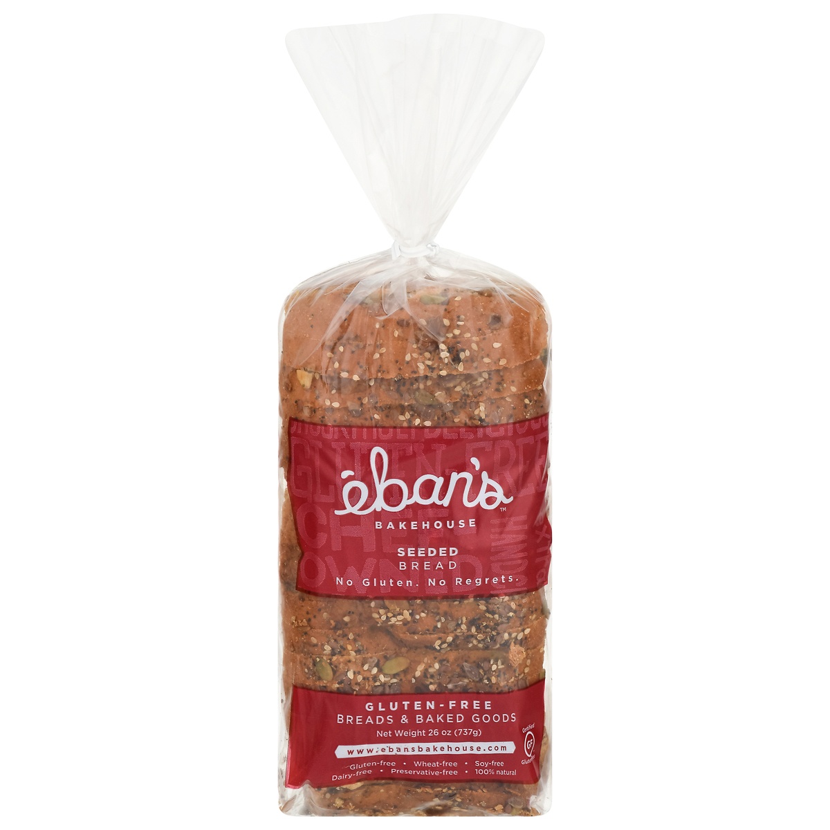 slide 1 of 1, Eban's Seeded Bread 26 oz, 26 oz
