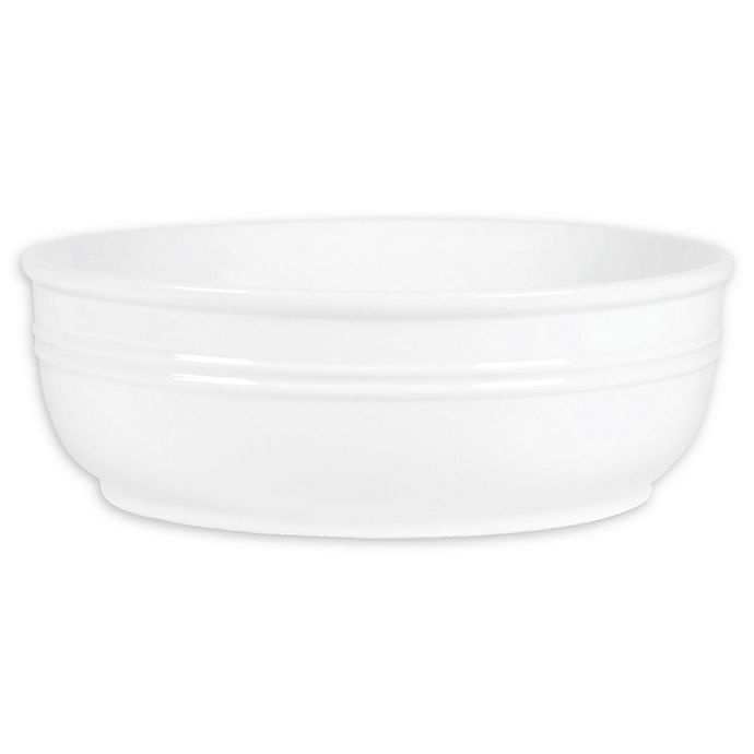 slide 1 of 1, Everyday White by Fitz and Floyd Bistro Banded Serving Bowl, 1 ct