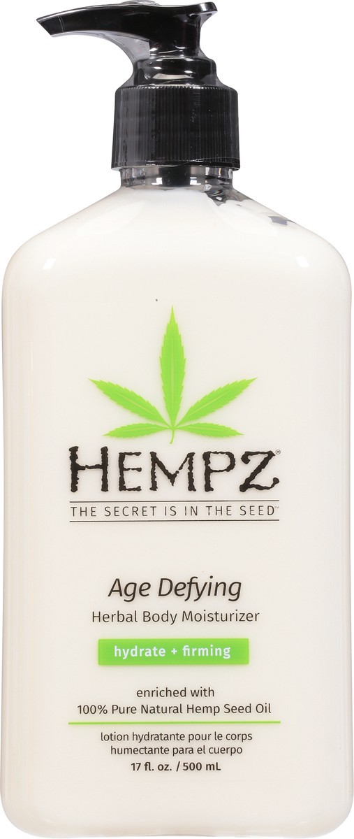 slide 9 of 9, Hempz Age Defying Herbal Body Moisturizer 17 fl oz, 17 oz