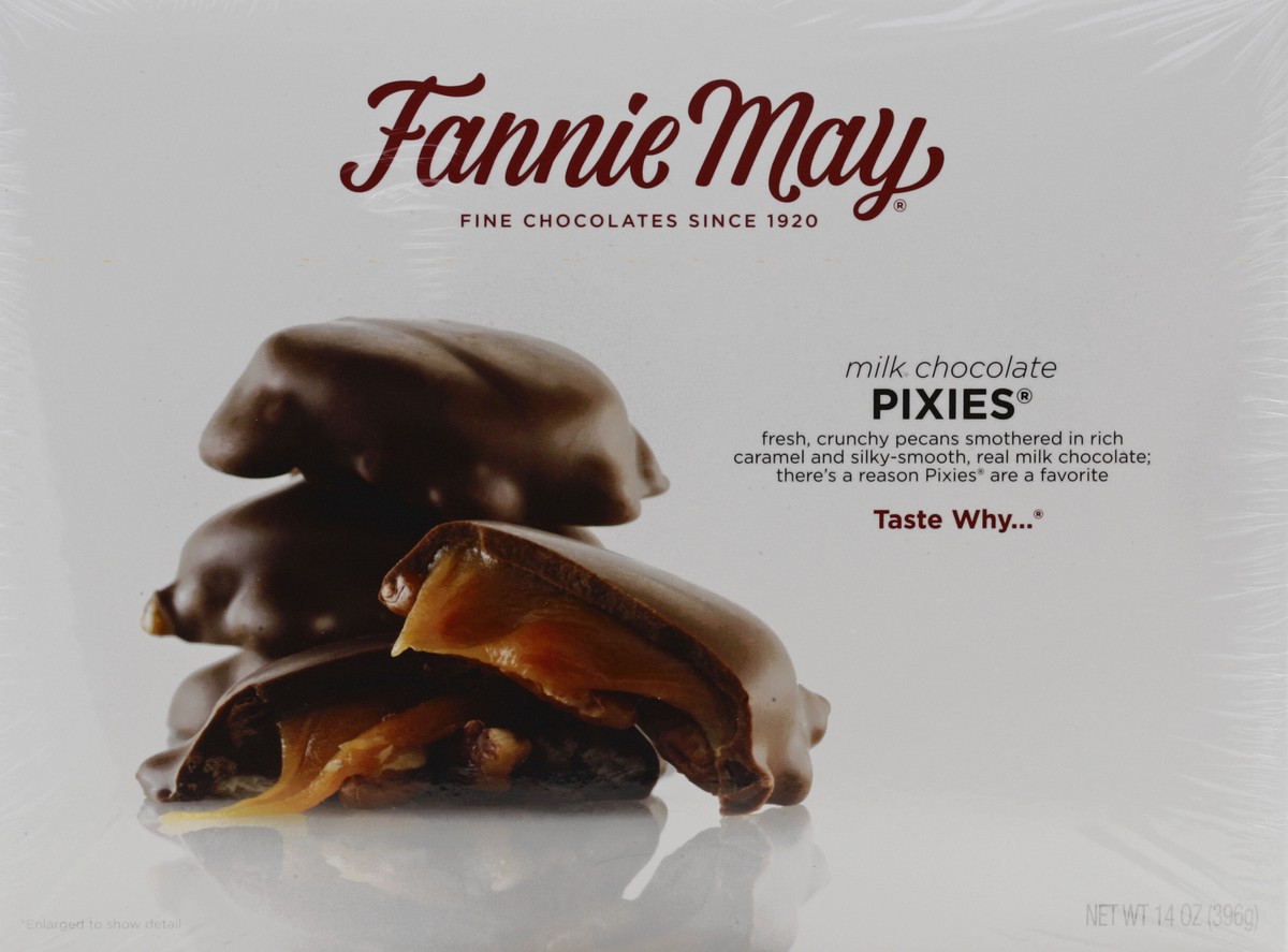 slide 4 of 4, Fannie May Milk Chocolate Pixies, 14 oz