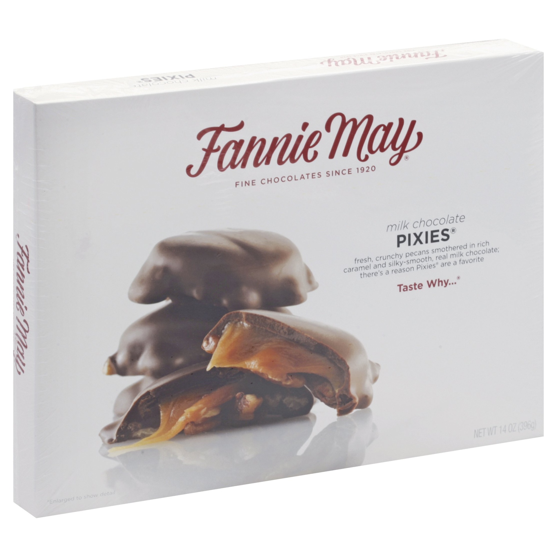 slide 1 of 4, Fannie May Milk Chocolate Pixies, 14 oz