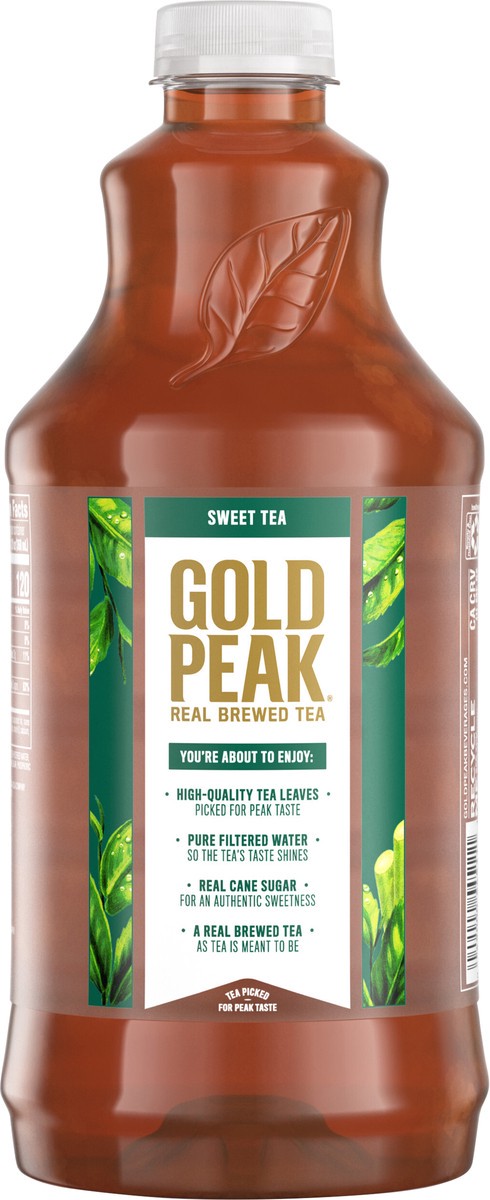 slide 4 of 7, Gold Peak Sweetened Black Tea Bottle, 59 fl oz