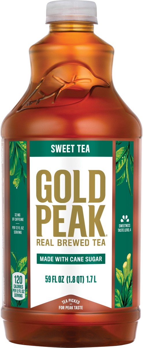slide 5 of 7, Gold Peak Sweetened Black Tea Bottle, 59 fl oz