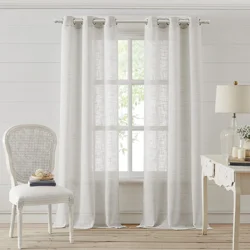 Umbra Rachel Ashwell Kinsley Window Panel - 2 pack 38 x 96 Taupe