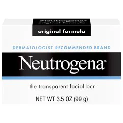 Neutrogena Original Facial Cleansing Bar with Glycerin, 3.5 oz