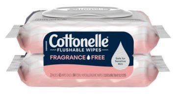 slide 1 of 1, Cottonelle Flushable Wipes Fragrance Fr, 84 ct