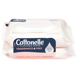 Cottonelle Flushable Wipes Fragrance Fr