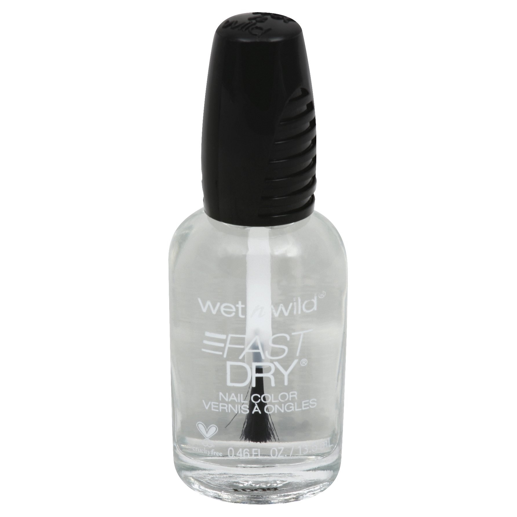 slide 1 of 1, wet n wild Fast Dry Nail Color Clear the Air, 0.46 oz