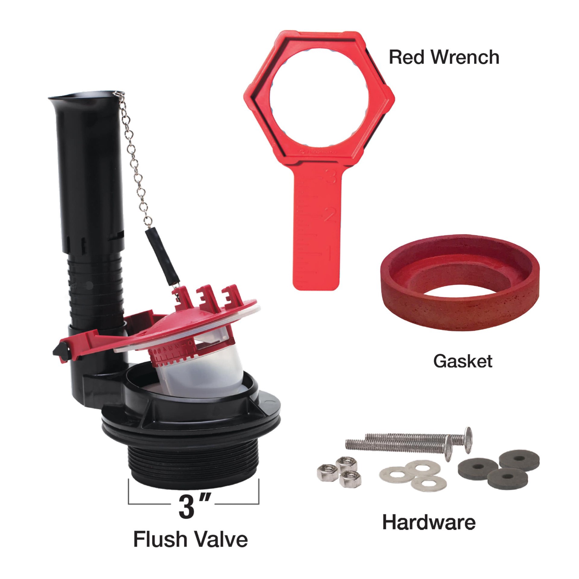 slide 4 of 6, Flush Valve Kit 3, 1 ct