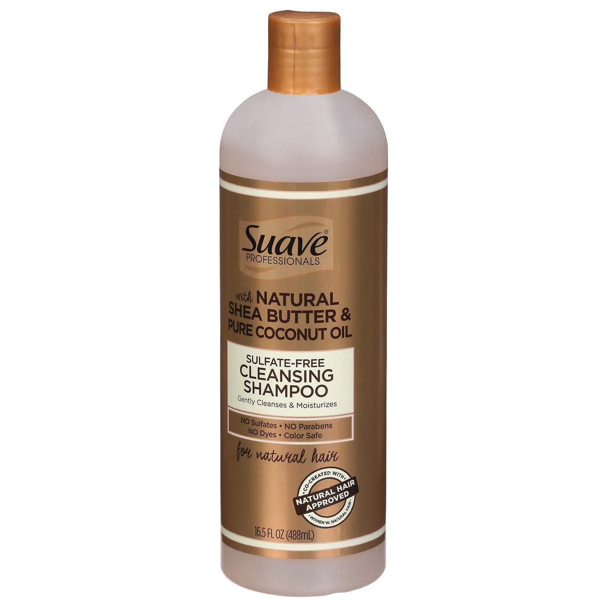 slide 3 of 9, Suave Professionals for Natural Hair Cleansing Sulfate Free Shampoo Shea Butter and Coconut Oil, 16.5 oz, 16.5 oz