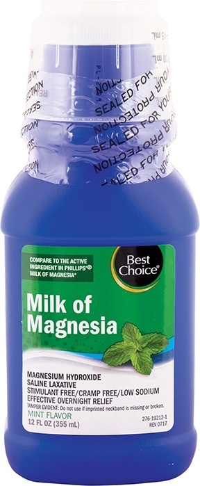 slide 1 of 1, Best Choice Milk of Magnesia Mint, 12 oz