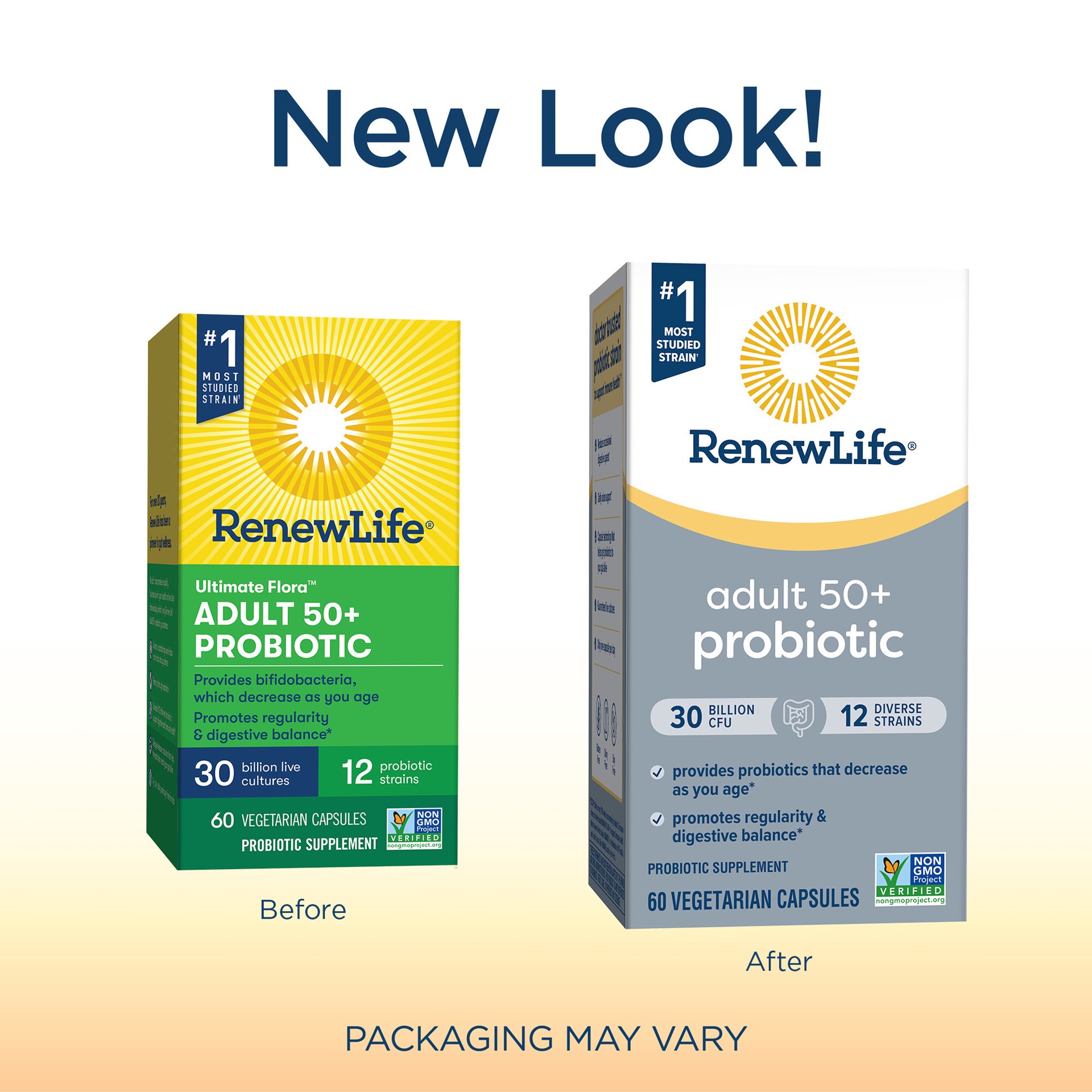 slide 5 of 5, Renew Life Probiotic Adult Plus Capsules Daily Supplement, 1 ct