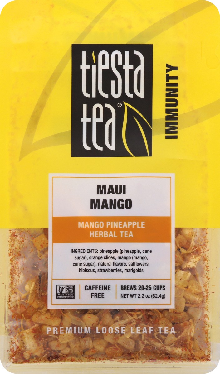 slide 8 of 9, Tiesta Tea Immunity Loose Leaf Maui Mango Herbal Tea 2.2 oz, 2.2 oz