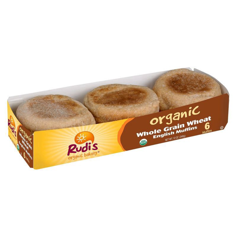 slide 1 of 1, Rudi's English Muffins 6 ea, 12 oz