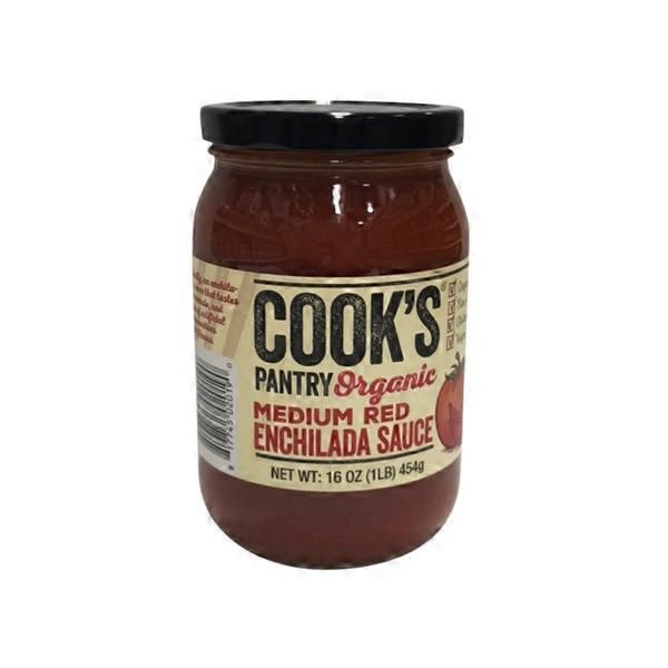 slide 1 of 1, Cook's Pantry Organic Medium Red Enchilada Sauce, 16 oz