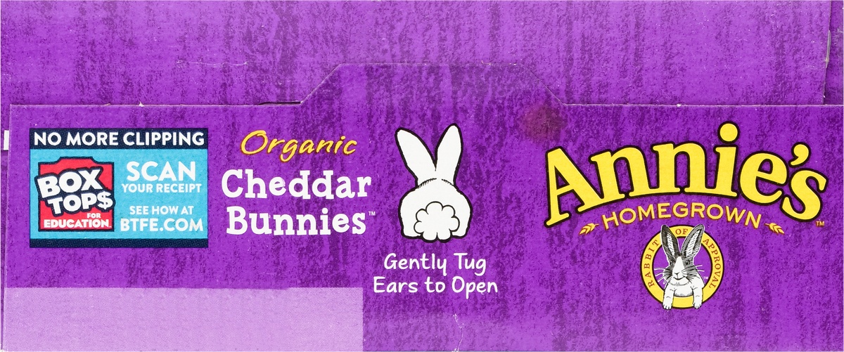 slide 5 of 10, Annie's Organic Cheddar Bunnies Baked Snack Crackers, 7.5 oz, 7.5 oz