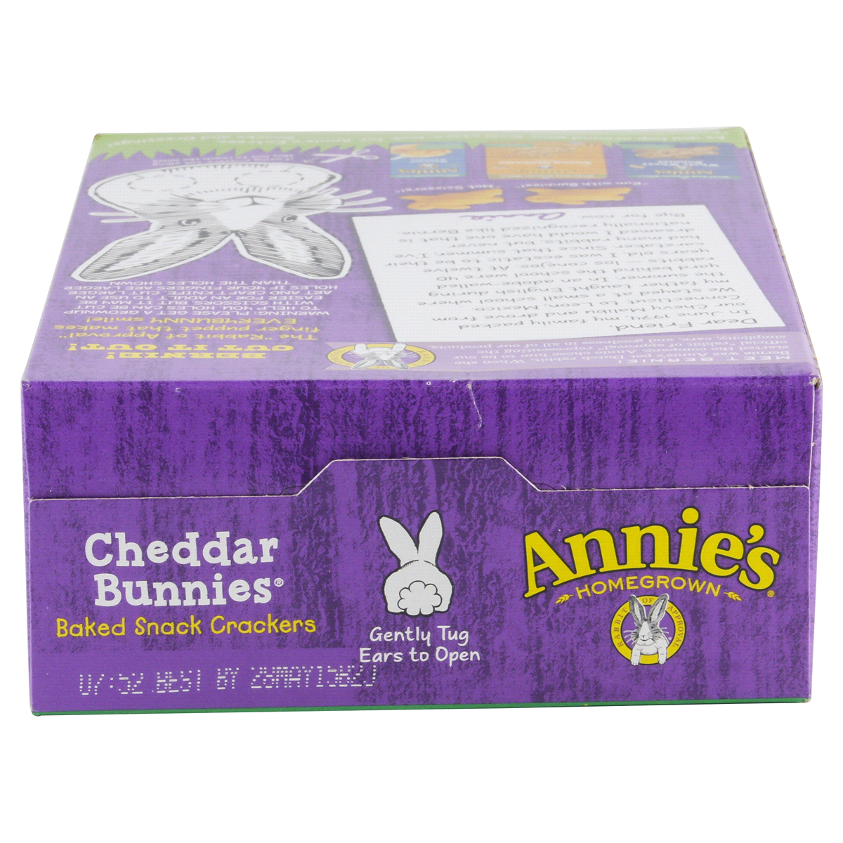 slide 3 of 98, Annie's Organic Cheddar Bunnies Baked Snack Crackers, Original, 7.5 oz, 7.5 oz
