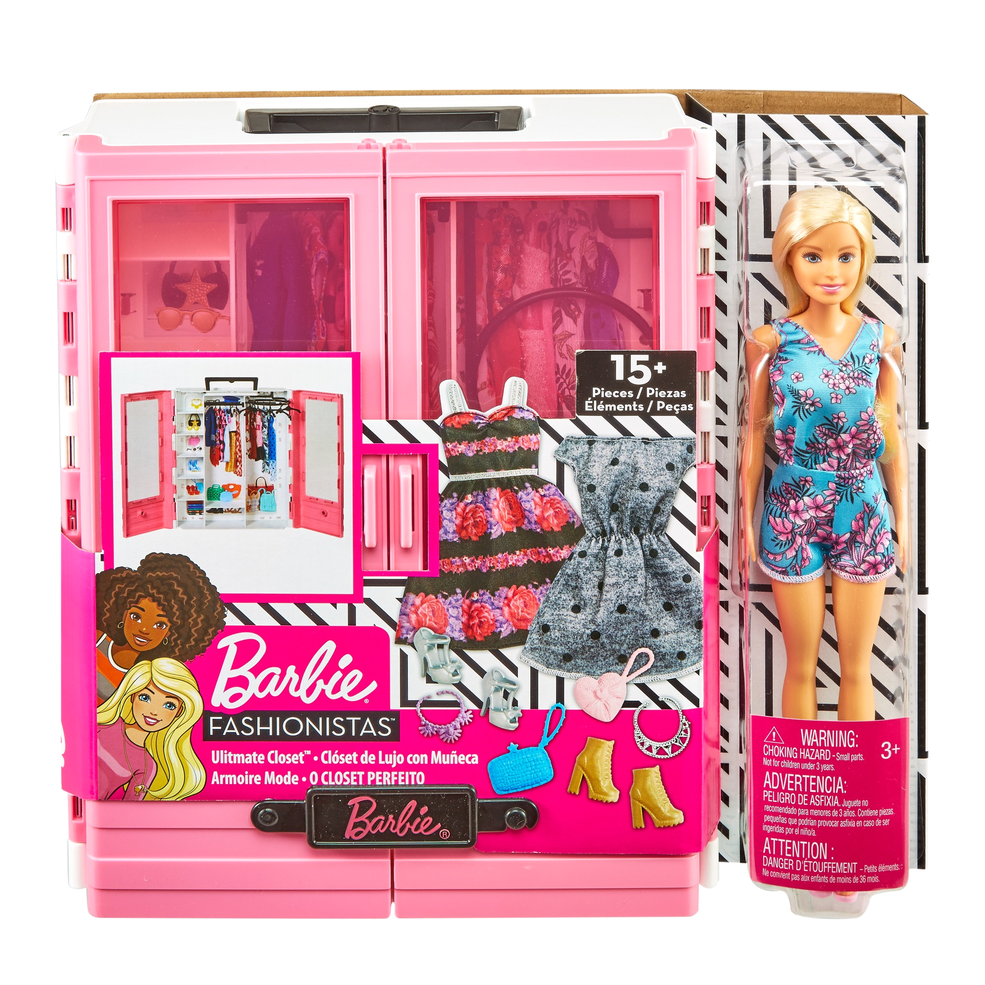 slide 3 of 17, Barbie Ultimate Closet & Doll Set, 1 ct