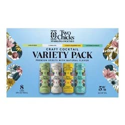 Two Chicks Craft Variety RTD Cocktail, 8 Pack