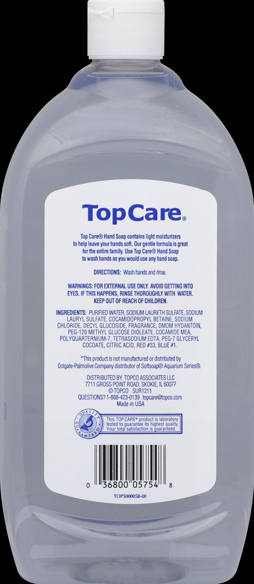 slide 6 of 6, TopCare Hand Soap Refill, Clear, 40 fl oz