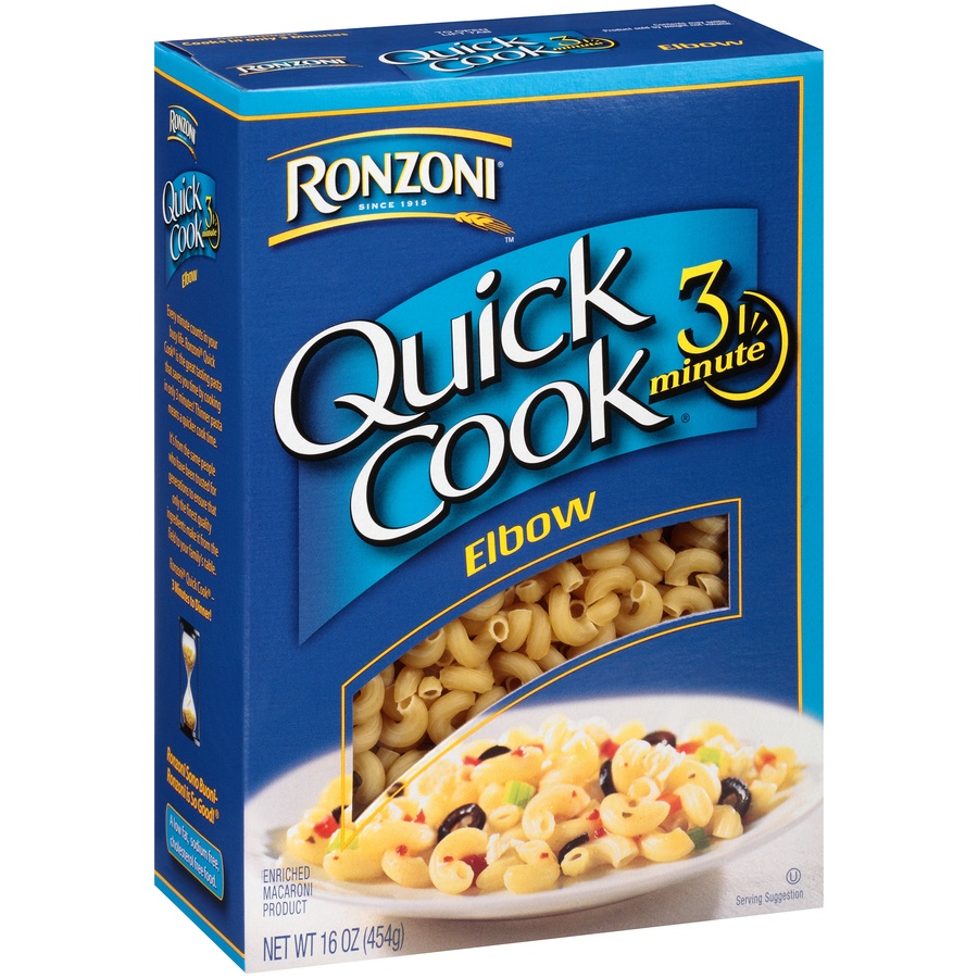 slide 2 of 8, Ron Elbows Quick Cook, 16 oz