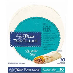 Kroger Burrito Size Flour Tortillas