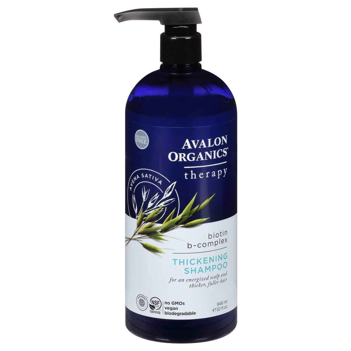slide 1 of 7, Avalon Organics Hain Celestial Avalon Organics Biotin Therapy Shampoo, 32 fl oz