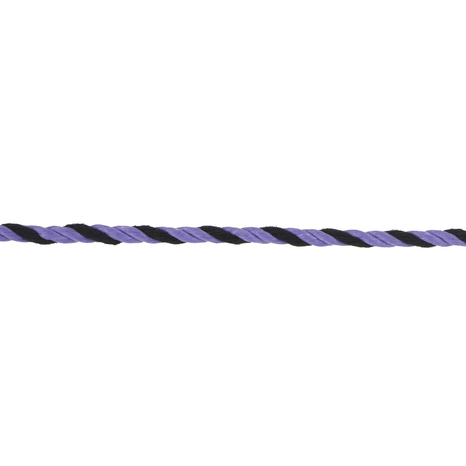 slide 3 of 3, 1/8" X 4yd. Purple & Black Twist Ribbon By Celebrate It Halloween, 1/8 in x 4 yd