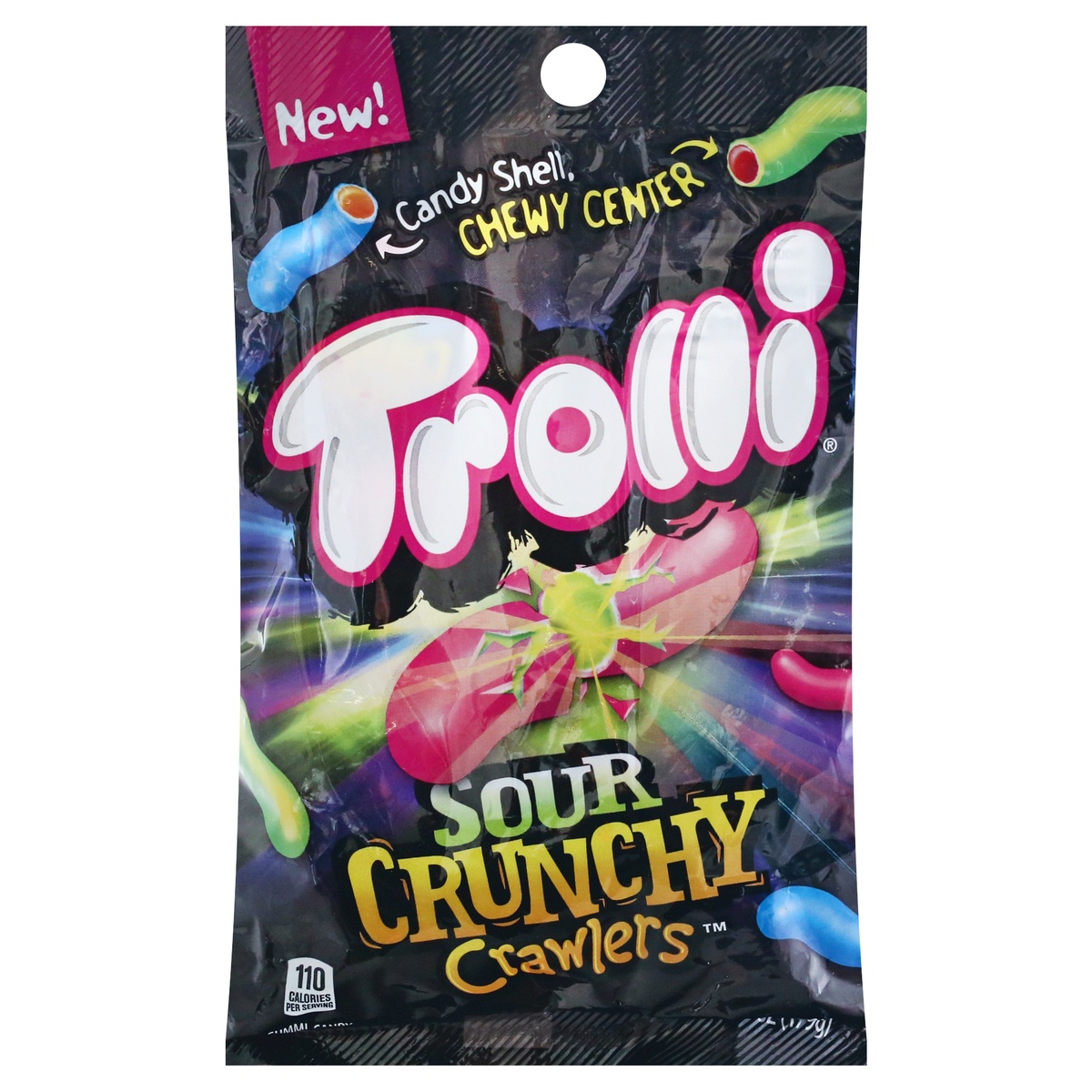 slide 1 of 1, Trolli Sour Crunchy Crawlers, 6.3 oz