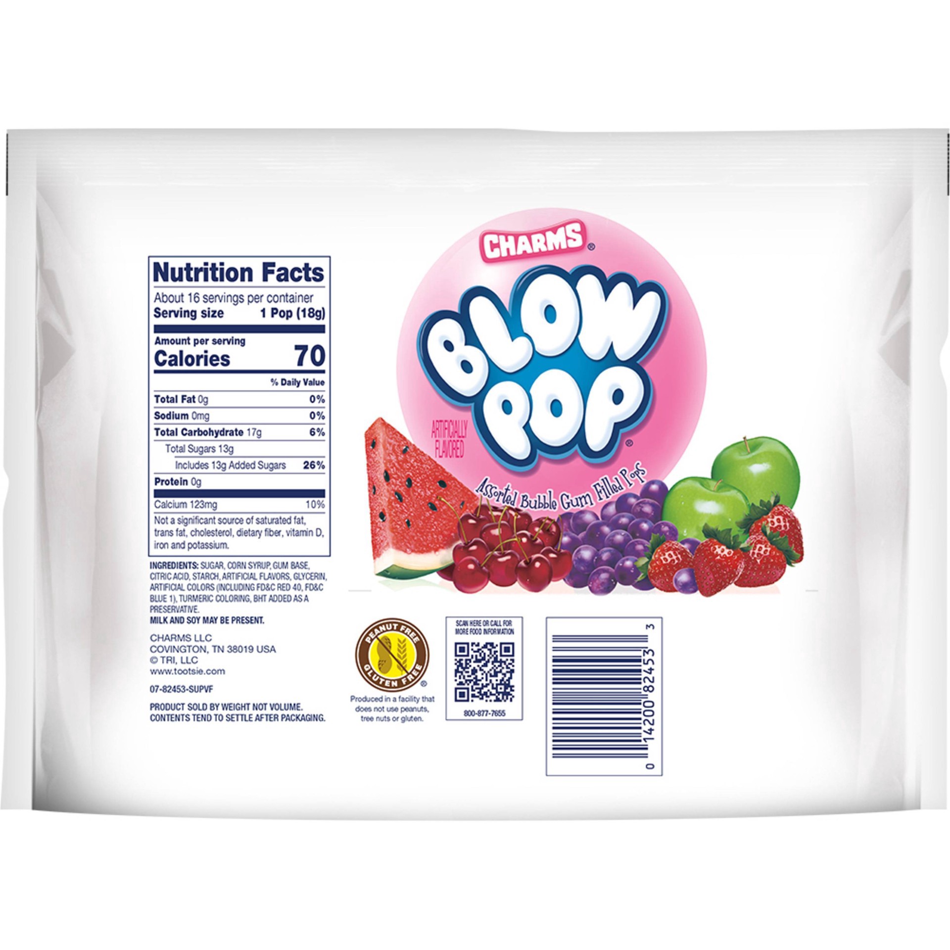 slide 3 of 11, Charms Assorted Blow Pop 10.4 oz, 1 ct